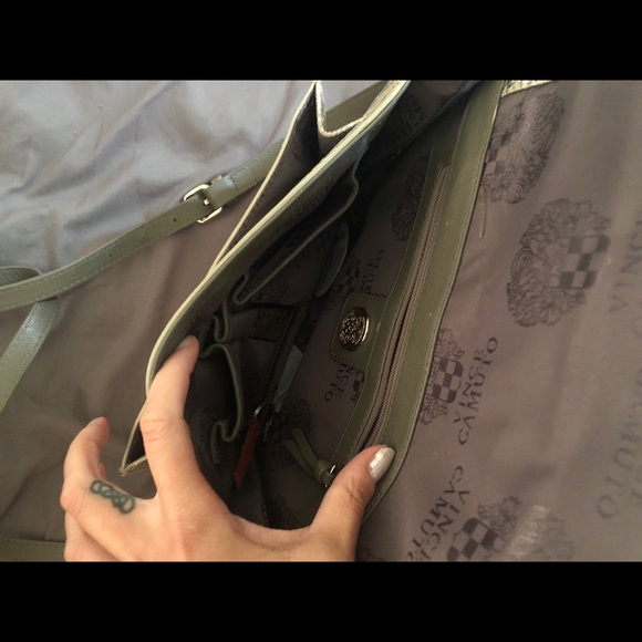 Vince Camino Silver Crossbody/Shoulder Bag - Picture 2 of 4